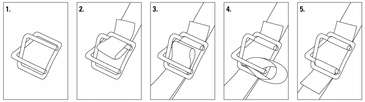 12mm ZAPINKI SPINKI DRUCIANE DO TAŚMY PP PALET