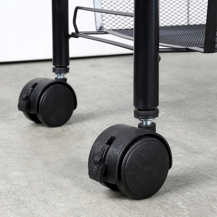 Wózek NA KÓŁKACH mobilny regał kuchenny łazienkowy 3 poziomowy szafka