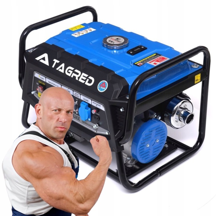 AGREGAT PRĄDOTWÓRCZY PRĄDU TAGRED 3500W AVR +OLEJ