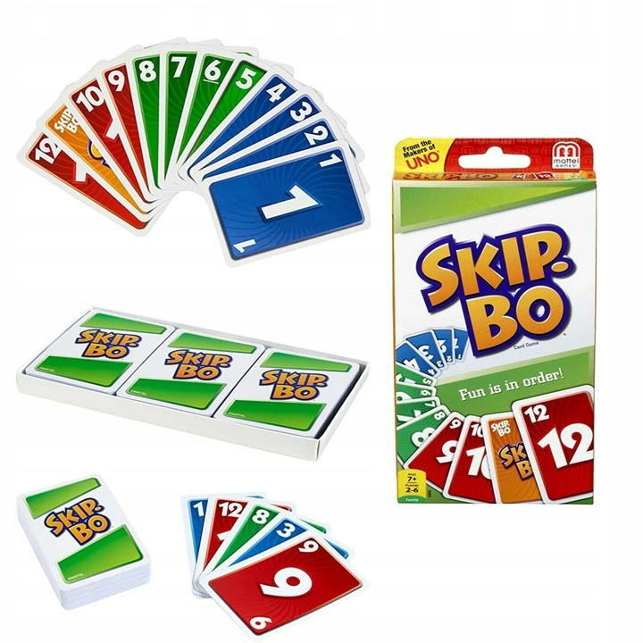 Gra karciana Mattel Skip Bo!