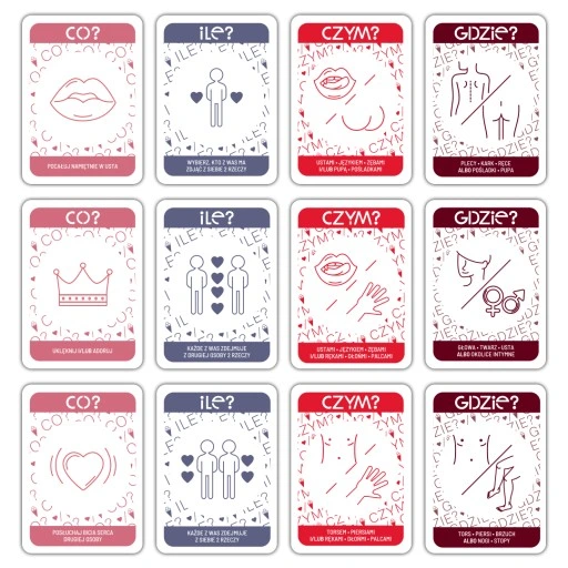 GRY DO SEKSU! Zestaw gier EROTYCZNYCH dla par OH YES! PREZENT DZIEŃ KOBIET