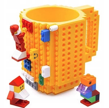 KUBEK KREATYWNY + KLOCKI KOLORY NA PREZENT ZESTAW KLOCKÓW DLA DZIECI