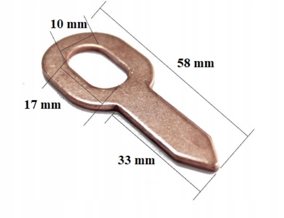 Zgrzewarka spoter podkładki Bity proste SPOTTER 100sztuk