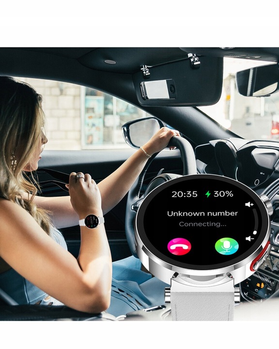 SMARTWATCH ZEGAREK DAMSKI POMIAR CUKRU GLUKOZA EKG HRV CIŚNIENIE MENU PL