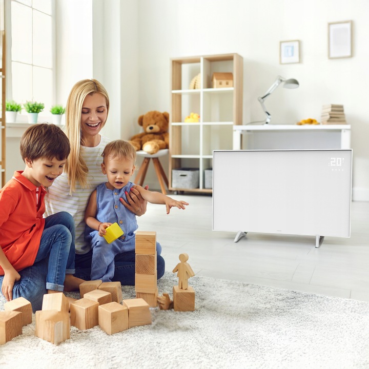 Grzejnik na podczerwień promiennik ciepła WarmUp 770W WiFi Tuya LED