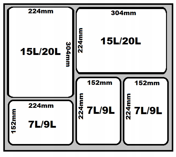 POJEMNIK DO SEGREGACJI ŚMIECI KOSZ NA ODPADY 9L