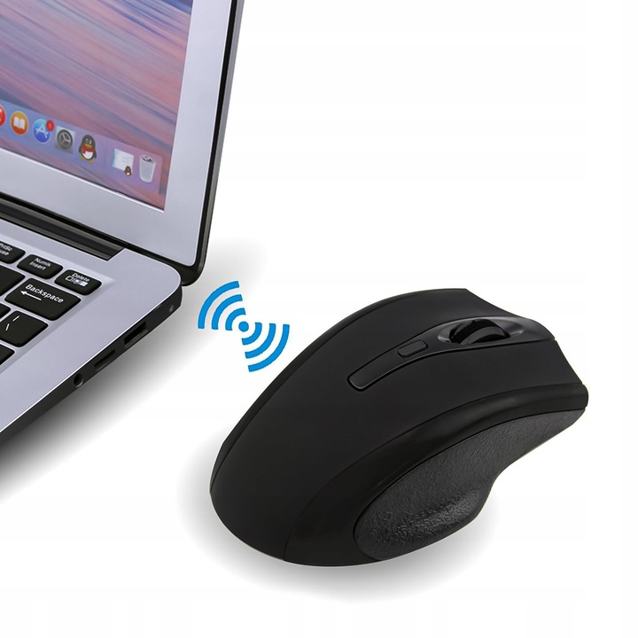 Cicha mysz myszka bezprzewodowa RENEW FORCE optyczna 6 przycisków DPI 1600