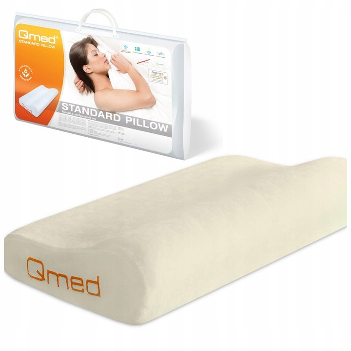 Poduszka ortopedyczna pod głowę do spania Profilowana MEMORY FOAM