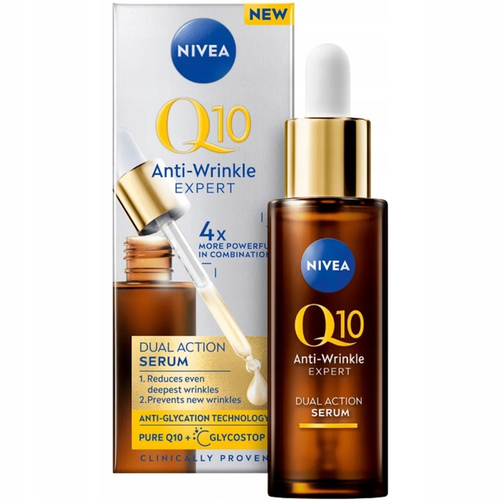 NIVEA Q10 PRZECIWZMARSZCZKOWY EKSPERT PODWÓJNIE AKTYWNE SERUM 30 ml