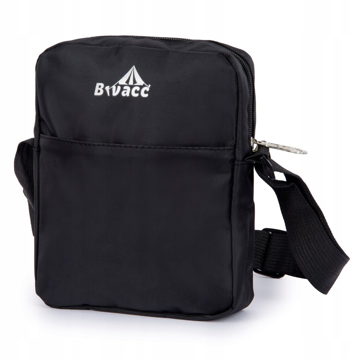 Bivacc Pojemny plecak szkolny młodzieżowy czarny zestaw 3 szt Bivacc