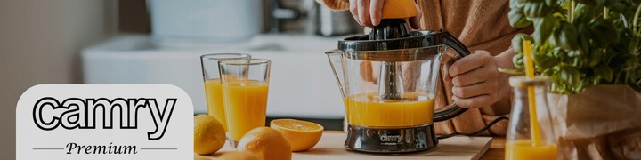 Wyciskarka do Cytrusów CR 4008 40W Automatyczna 1L Czarna