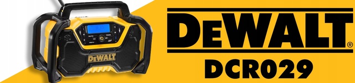 DEWALT Kompaktowe radio budowlane bluetooth solo