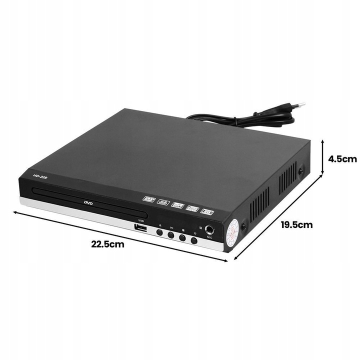 ODTWARZACZ DVD, HDMI, ODTWARZACZ DVD DO TELEWIZORA, MINI ODTWARZACZ DVD