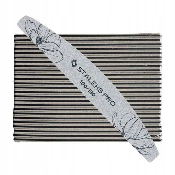 STALEKS Pilnik Łódka Do Paznokci Mineralny Expert 100/180 - 25 sztuk