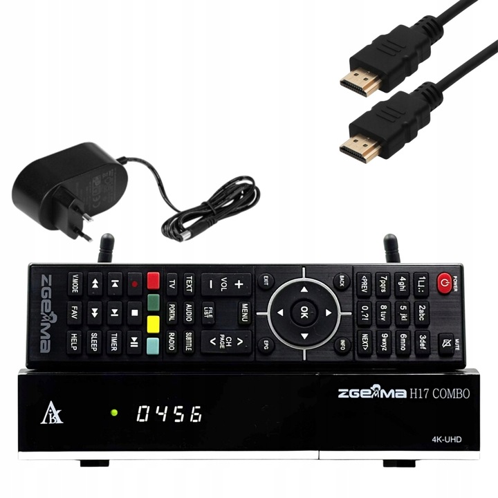 ZGEMMA H17 Combo Wi-Fi DEKODER 4K ENIGMA2 E2 IPTV Cccam OsCam