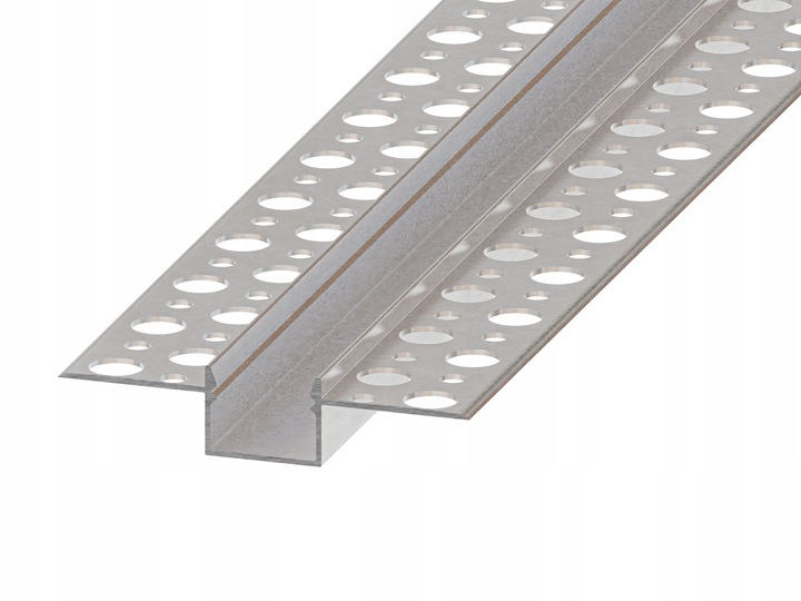 Profil LED Aluminiowy Do Płyt GK Gipsowych Wpuszczany Regips 2m klosz