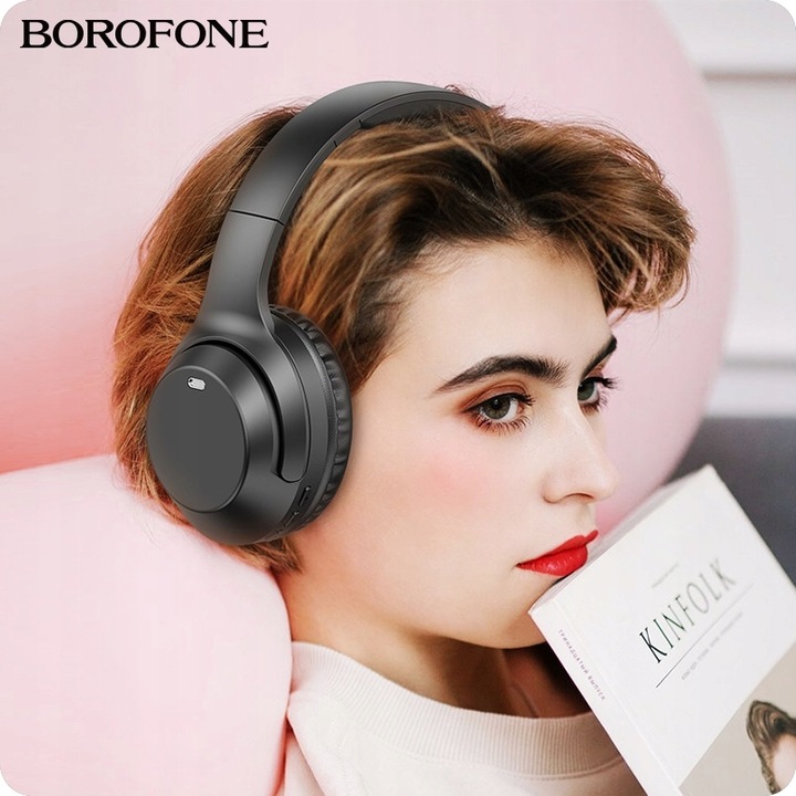 Słuchawki bezprzewodowe nauszne nagłowne Bluetooth 5.3 40h 200h Typ C USB-C