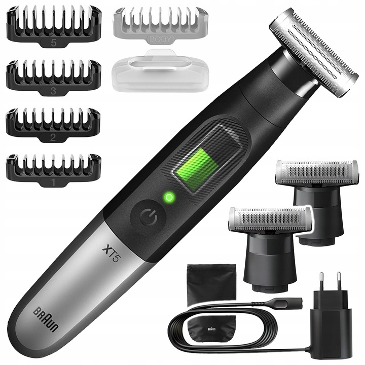 GOLARKA HYBRYDOWA TRYMER DO BRODY BRAUN 5 XT FLEX 4D 360° WET&DRY+ 2