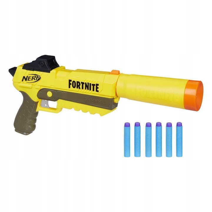 NERF FORTNITE SP-L + STRZAŁKI + OPASKA E6717