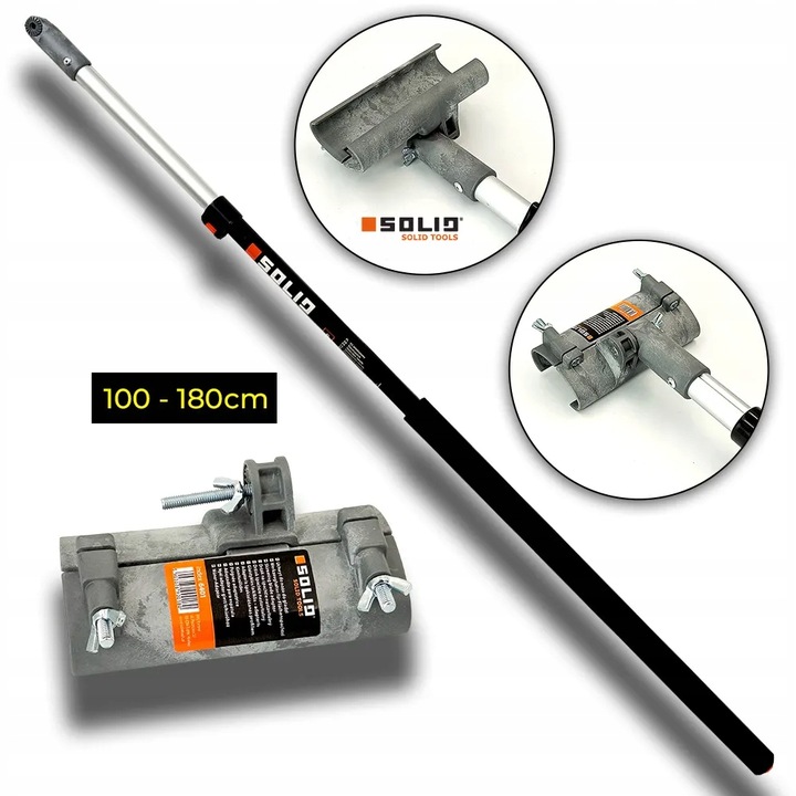 SOLID Nóż do gładzi 80cm + wałek 25cm click + kij tele + adapter NDG18