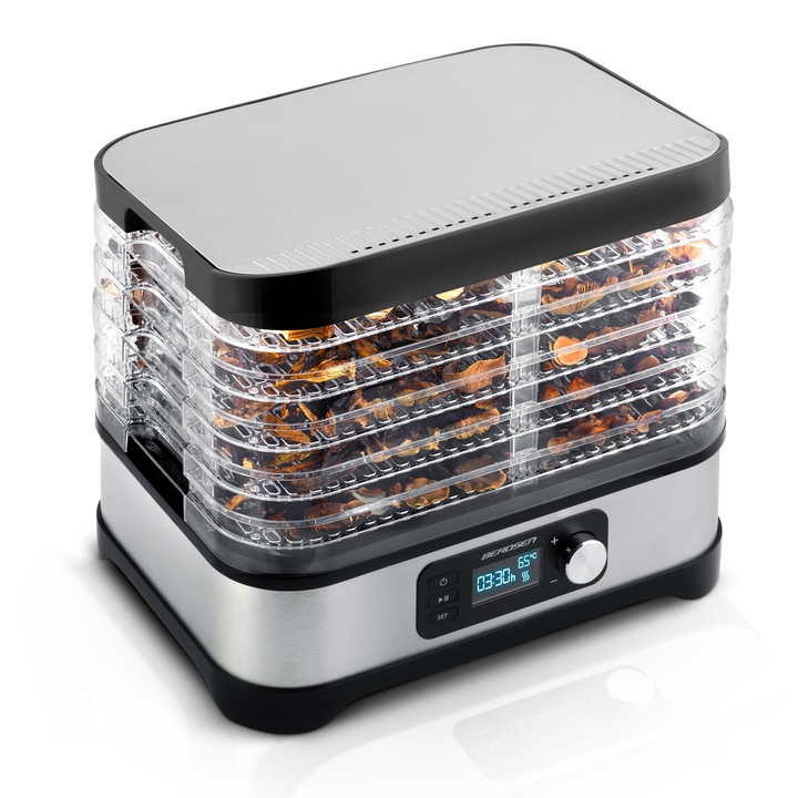 DUŻA Suszarka do grzybów spożywcza owoców i warzyw 5 poziomów +