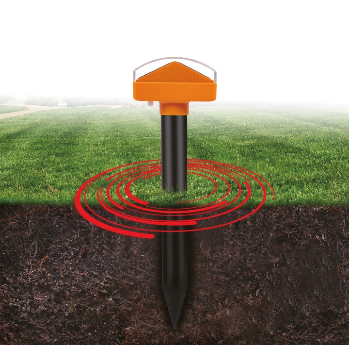 ODSTRASZACZ KRETÓW NA KRETY NORNICE MYSZY WĘŻE ODSTRASZACZ SOLARNY (2