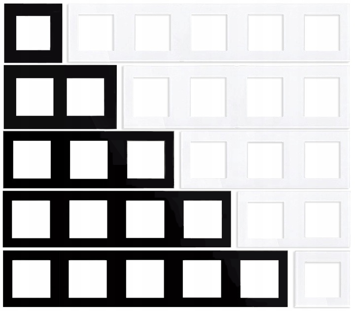 RAMKA SZKLANA PANEL FLEX PODWÓJNA 2F SZKLANA DO WŁĄCZNIKÓW KONTAKTÓW