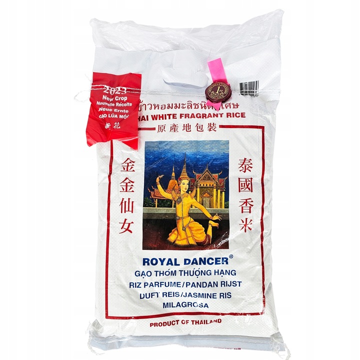 Royal Dancer Ryż jaśminowy Tajski Świeży Zbiór 2025 - 4,54 kg