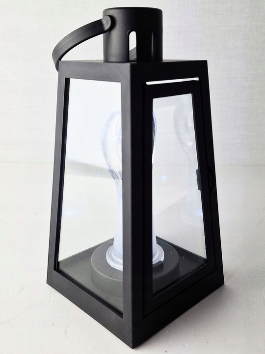 LATARENKA LED DEKORACYJNA LAMPION ANIOŁEK LATARNIA Z ANIOŁEM OZDOBNA