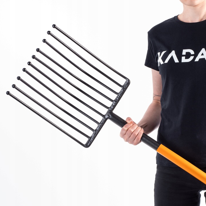 WIDŁY GABLE DO ZIEMNIAKÓW BURAKÓW 10 ZĘBNE METALOWE SOLIDNE MOCNE 130