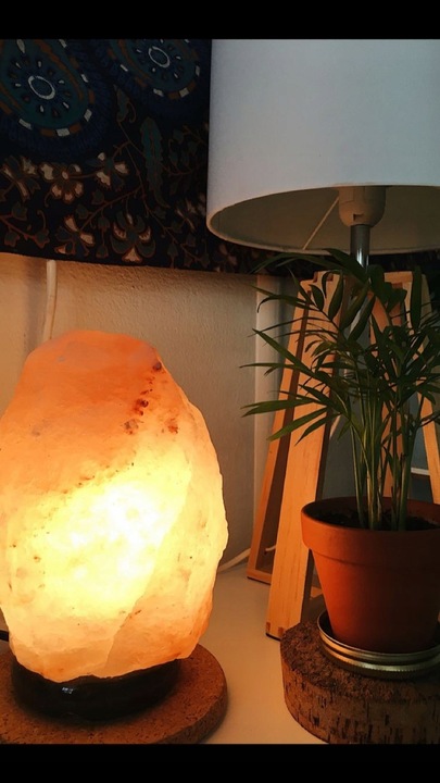 LAMPA SOLNA 5-7 kg JONIZATOR sól Himalajska Kryształ Dekoracja