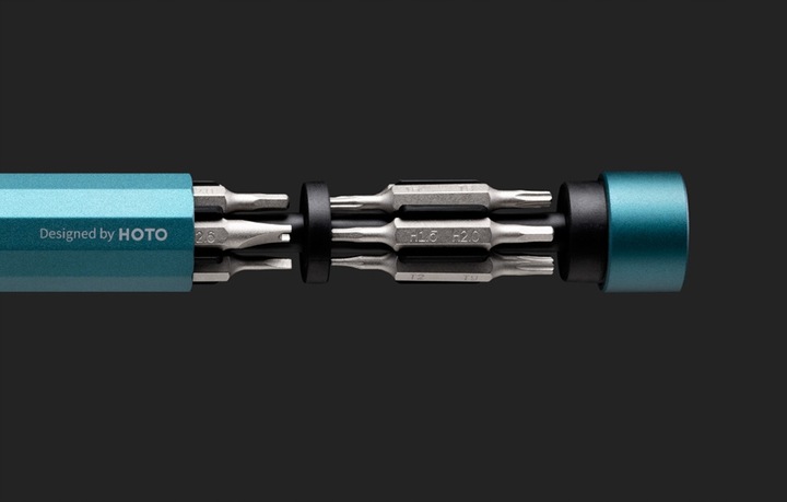 Magnetyczny Śrubokręt Hoto Wkrętak Precyzyjny 24w1 W Zestawie Z Bitami