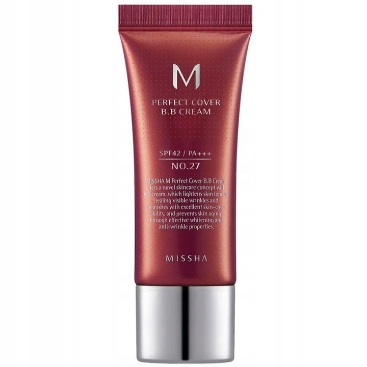 Krem BB Cream Missha Perfect Cover SPF42/PA+++ Niedoskonałości #27 20 ml