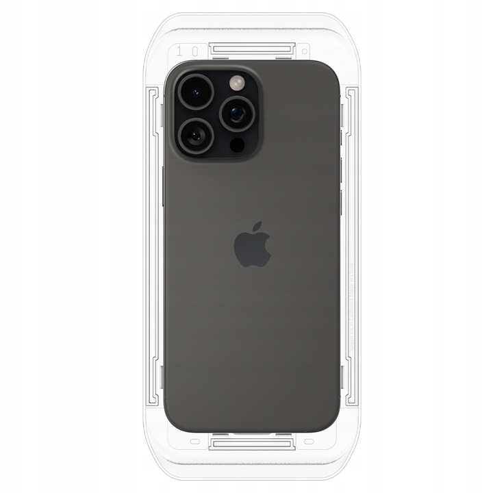 Szkło prywatyzujące do iPhone 16 Pro, Spigen Ez Privacy 1P + aplikator, 9H
