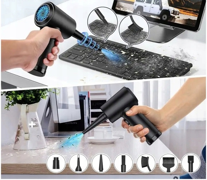 ELEKTRYCZNA DMUCHAWA SPRĘŻONE POWIETRZE KOMPRESOR AIR DUSTER DO KURZU MKR