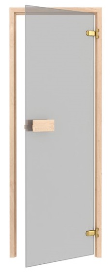 Drzwi do SAUNY Classic SOLIDNE 7x19 Osika Szare – WYSOKA JAKOŚĆ