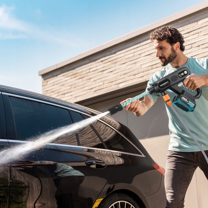 BEZPRZEWODOW MYJKA CISNIENIOWA 200Bar AKUMULATOROWA 2x AKU 18V 3AH