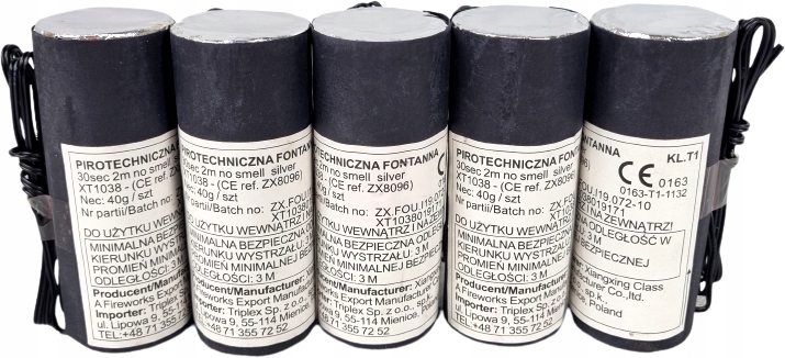 SCENICZNA FONTANNA ISKIER BEZZAPACHOWA XT1038 NO SMELL 30sek/2m 1szt