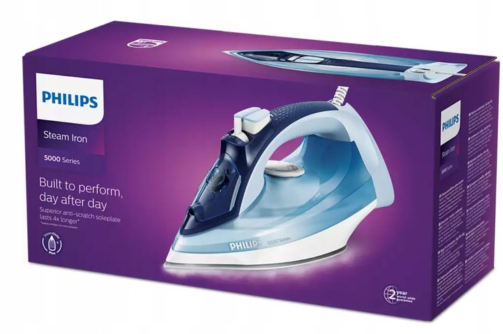 Żelazko parowe Philips DST5030/20 SteamGlide 2400W