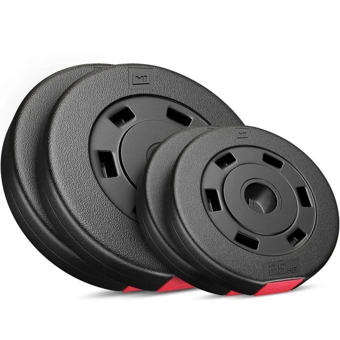 ZESTAW Sztanga gryf lekko łamany 120cm / 30 mm 36 kg OBCIĄŻENIA BITUMICZNE