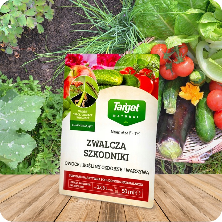 Płyn owadobójczy na ziemiórki mszyce przędziorki 50 ML Target NeemAzal