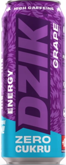 Napój energetyczny Wk Dzik Energetyk Grape 500 ml energy WKDZIK 12 szt zero