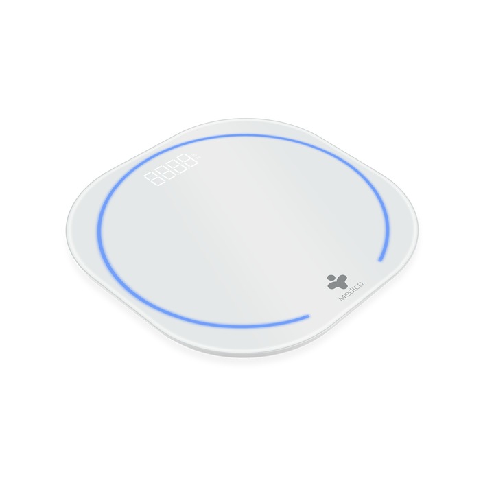 WAGA ŁAZIENKOWA ELEKTRONICZNA MEDICO, SMART, APLIKACJA PO POLSKU, BMI