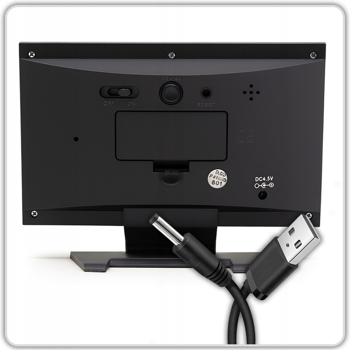 Cyfrowa stacja pogody – zegar, budzik, termometr, higrometr, kalendar