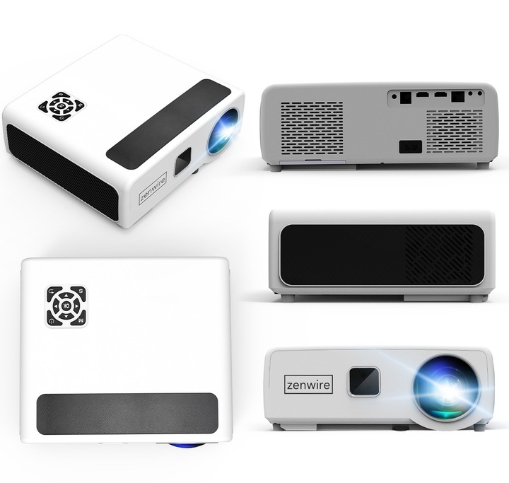 Projektor Rzutnik LED WiFi Android TV FULL HD 4K 24000lm 800 ansi Autofocus