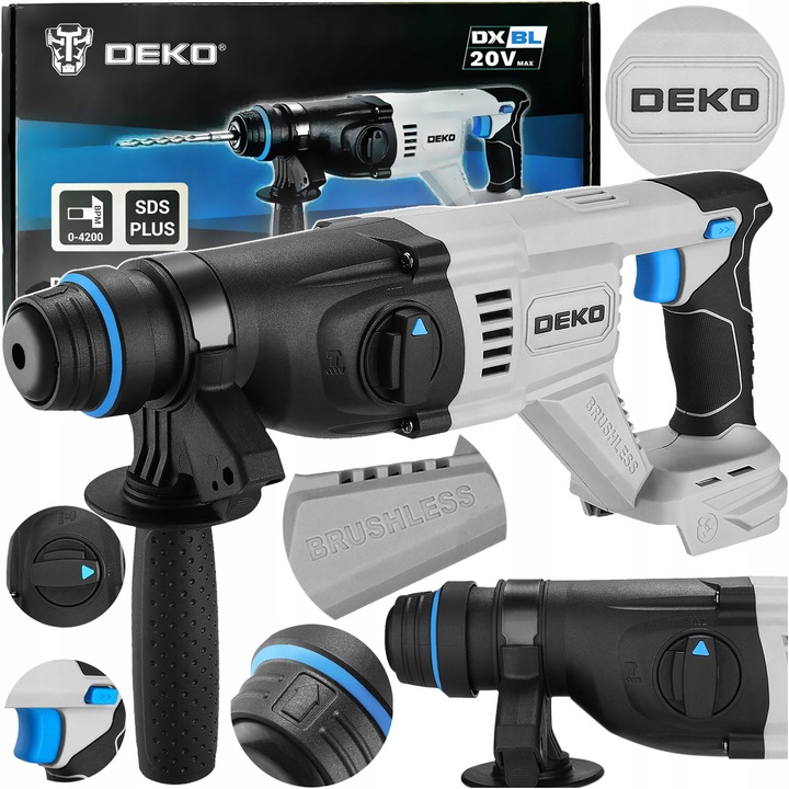 MŁOT UDAROWY MŁOTOWIERTARKA AKUMULATOROWA WIERTARKA UDAROWA SDS+ 3.2J