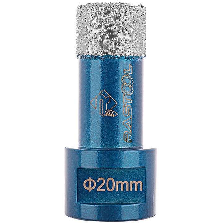 ZESTAW OTWORNIC DIAMENTOWYCH KORONEK DO TWARDEGO GRESU PŁYTEK M14 JAKOŚĆ RS