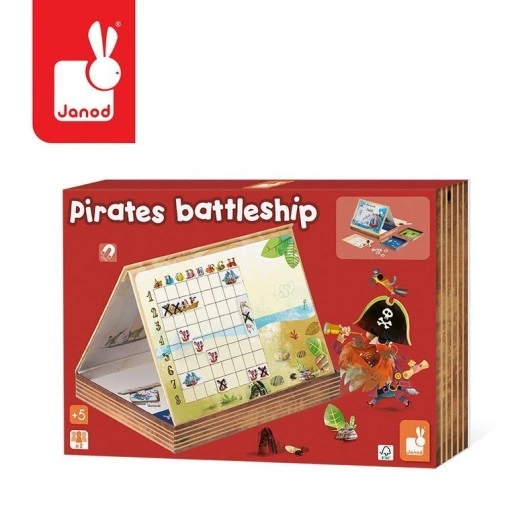 JANOD Gra magnetyczna Statki Pirat Battleship