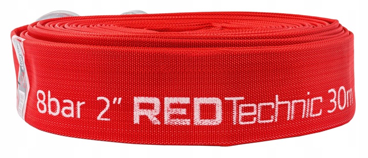 WĄŻ STRAŻACKI PARCIANY DO WODY SZAMBA SZYBKOZŁĄCZKA 2" 30 M 8 BAR