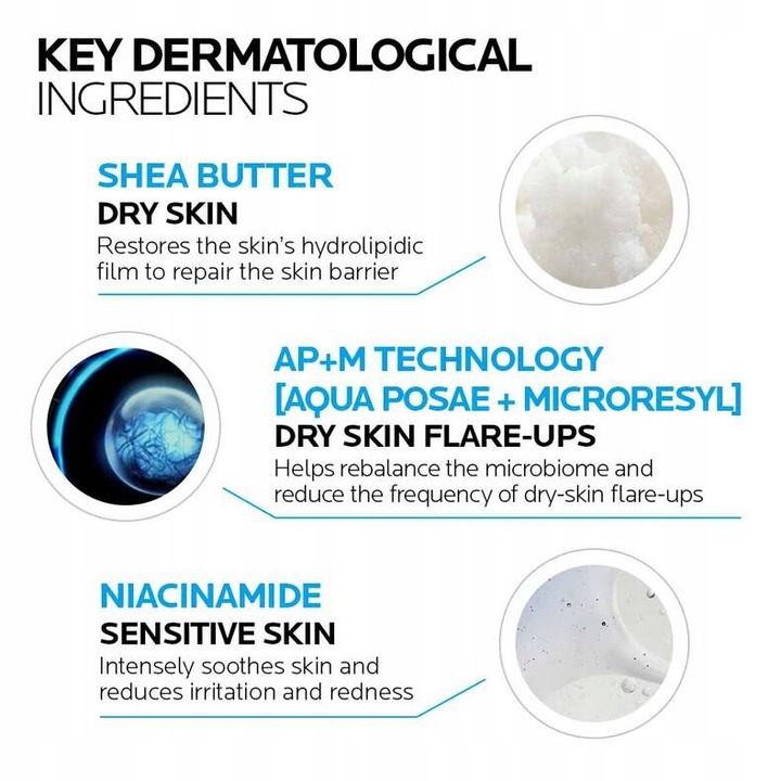 La Roche-Posay Lipikar Syndet Ap+ 400 ml krem myjący do skóry delikatnej